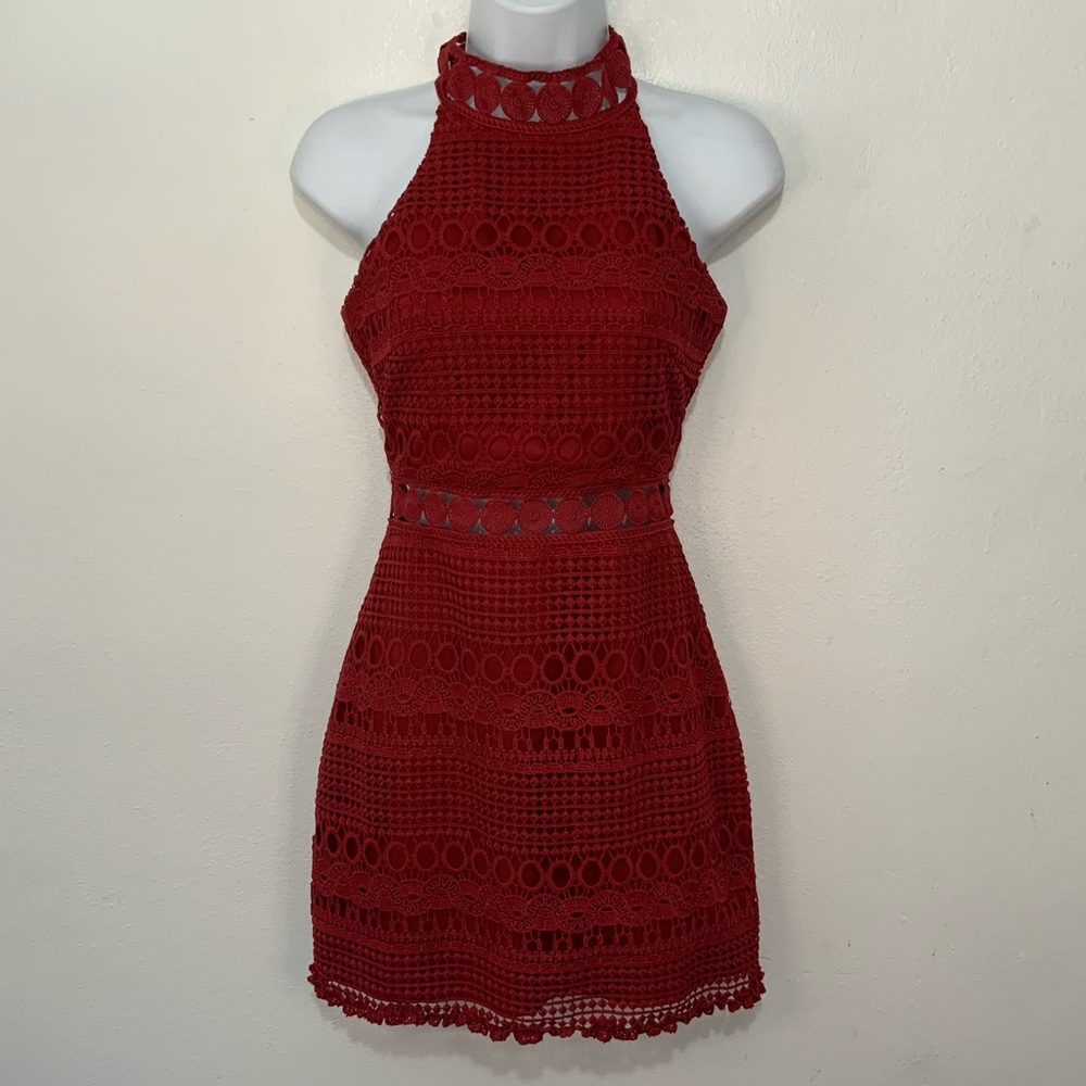 Two Sisters Lace Rivers Mini Dress - Picture 4 of 9